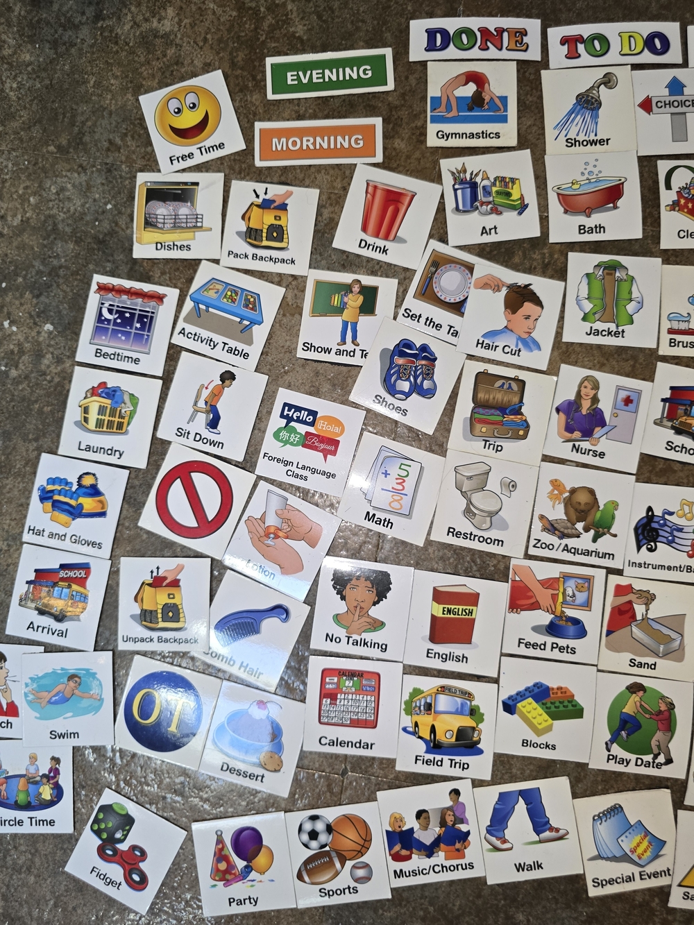 Visual Schedule Routine Cards for Kids Magnets not Complete - Picture 6 of 10